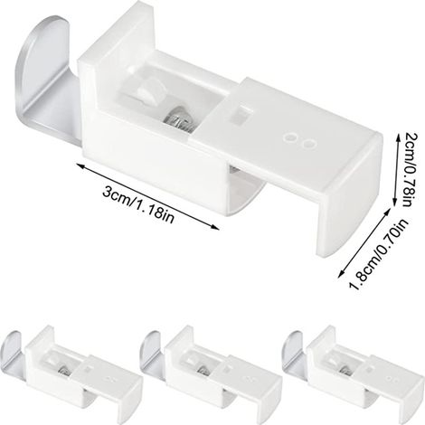 Retail L-shaped pleated blind brackets and accessories, pleated blind holders, Venetian blind track brackets (1/5)