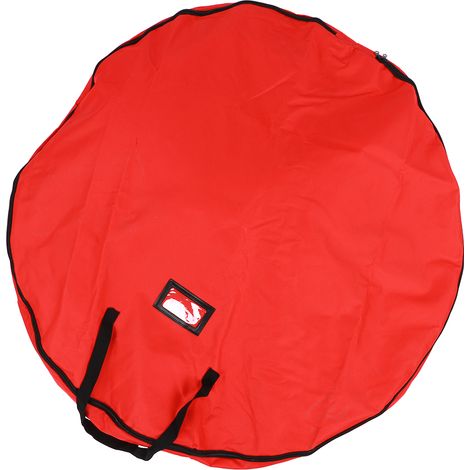 Rote Aufbewahrungstasche für Weihnachtsgeschenke, dekorative Glocke, Kranz, Girlande, wasser- und staubdicht (1/5)
