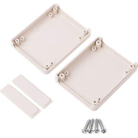 Boîtier étanche pour instruments, boîtier en plastique gris pour projets électroniques DIY, 90 x 70 x 28 mm (1/5)