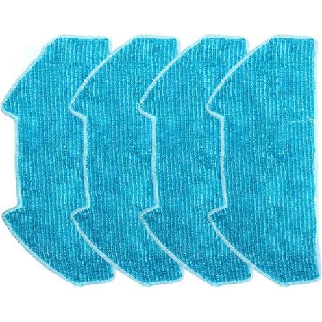 4PCS Mopptuch für SmartAI S8 Pro, Redroad R10, Redkey R10, BObsweep UltraVision / Dustin / Dustin Ultra / RC400 Teile (1/5)