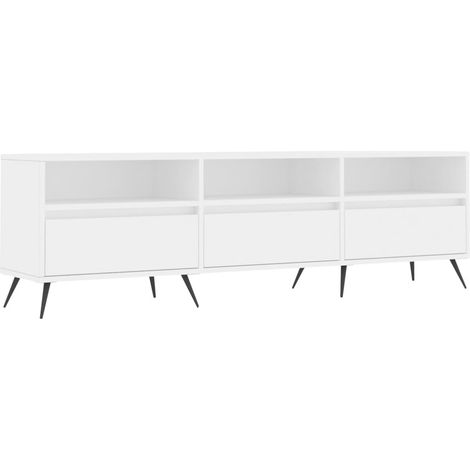Maison Exclusive - TV-Schrank Weiß 150x30x44,5 cm Holzwerkstoff