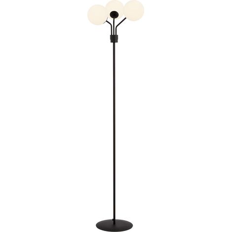 Lampada da terra Emibig Nova LP3 3xE14 nero/opal 173cm (1/5)