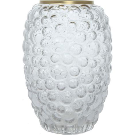 Vase en Verre Soufflé "Canba" 25cm Transparent (1/2)