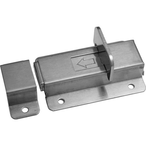 Edelstahl Schubriegel Riegel Türriegel Bolzenriegel Toilettenriegel Türbeschlag (1/5)