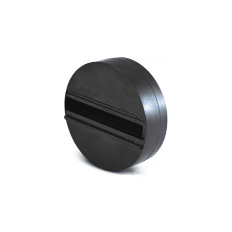 Base foco carril superficie redonda  Negro (1/2)