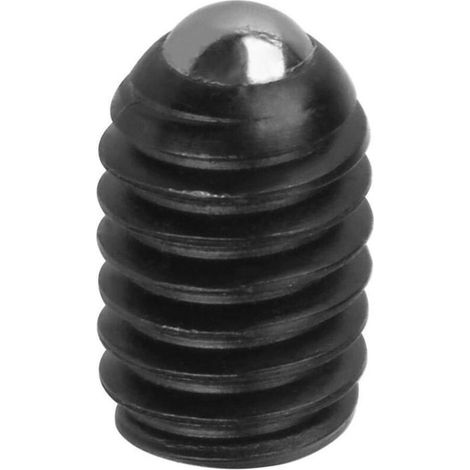 Lot de 10 pistons à ressort à bille en acier au carbone avec filetage M4 (M4 8) (1/4)