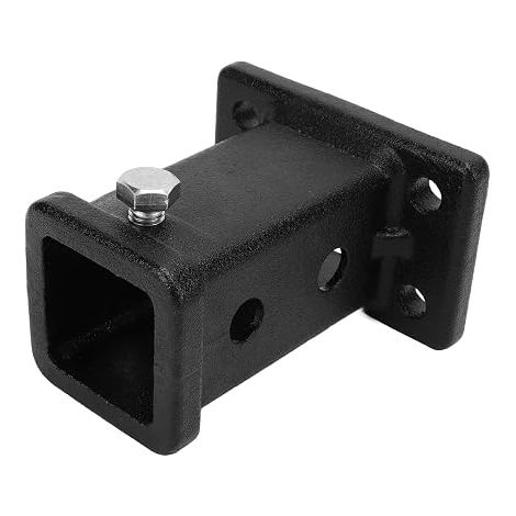 Tubo receptor atornillado, receptor de enganche, accesorios para remolque, adaptador de receptor de enganche de remolque atornillado de 2 pulgadas universal para furgonetas (1/5)
