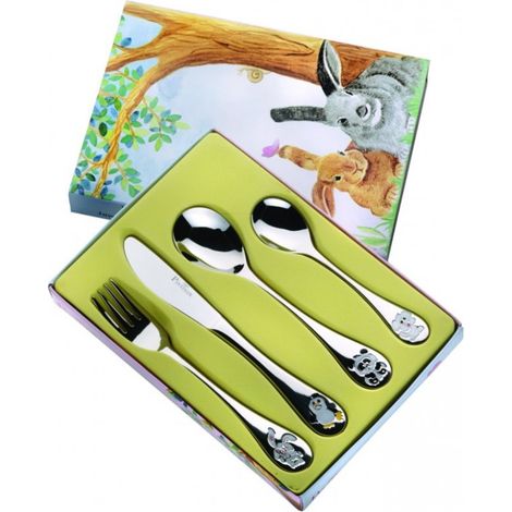 Cuberteria mesa inf arca di noe inox pinti 4 pz (1/3)