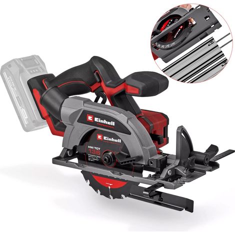 Einhell Professional Brushless 18v Circular Saw 136mm TP-CS 18/136-C Li Fit Rail (1/5)