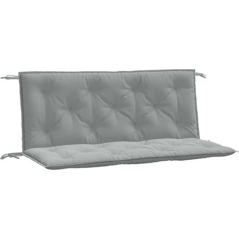 Maison Exclusive - Gartenbank-Auflagen 2 Stk. Melange Hellgrau 12