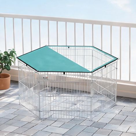 Barrière pour chien en metallo Poliestere 120 x 120 x 60 cm (1/5)