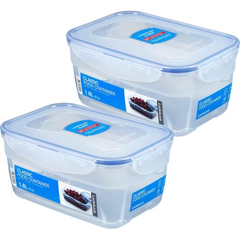 Vorratsdose rechteckig, 1800 ml 208 x 143 x 94 mm, nestbar (1/5)