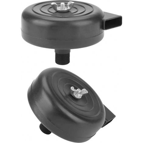 Filtre A Air Compresseur - 16mm Filetage Mâle - Pour Admission Air Compresseur - Silencieux Intégré - 2 Pièces