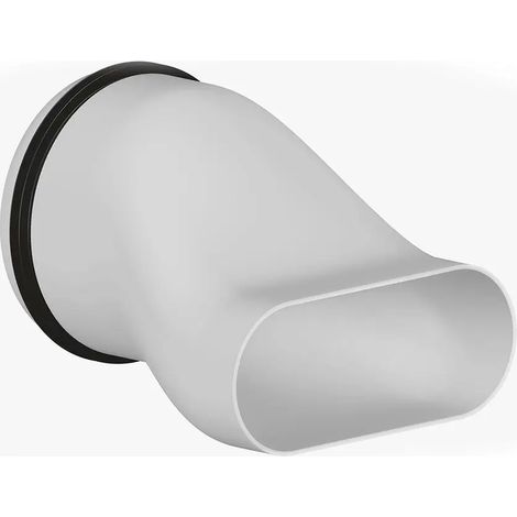 Fränkische Adaptateur profi-air Canal oval 163x68 mm - DN 125 sur rond, 78316425