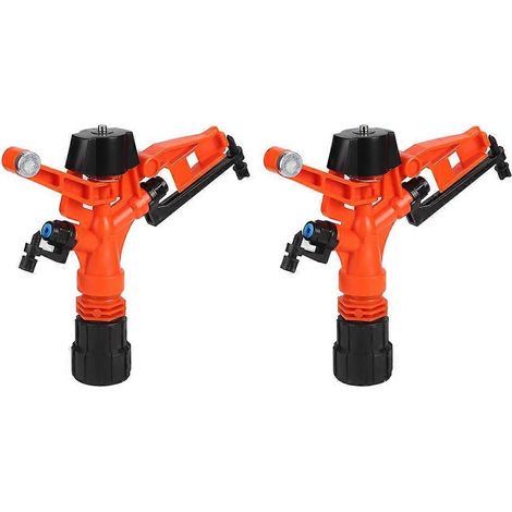 2Pcs G1in Internal Thread Garden Arm Sprinkler Spray Nozzle Head for Garden Irrigation Watering (1/5)