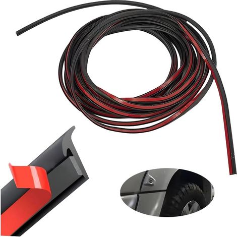 Bande D'étanchéité Pour Porte De Voiture, Bande D'étanchéité Universelle En Forme De T Pour Porte De Voiture, Bande D'étanchéité Auto-Adhésive 5m Fenêtre Porte Voitures, Pour Voiture(5mm) (1/5)