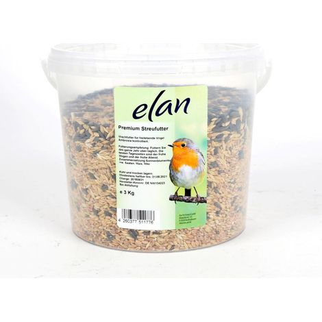 Winterstreufutter 3kg Eimer Wildvogel Vögel füttern Samen Großpackung Sonneblumenkerne etc. (1/3)