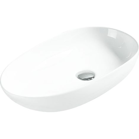 Mexen Lucia lavabo da appoggio 55 x 30 cm, bianco - 21925500 (1/2)