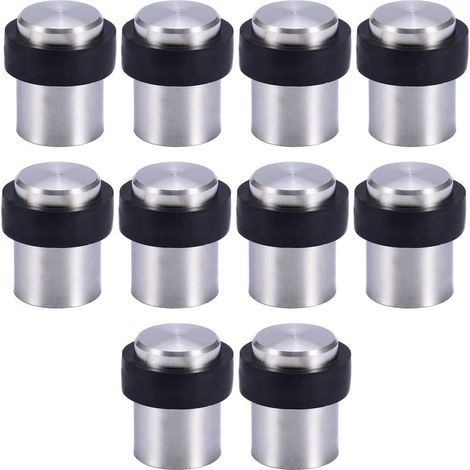 10 x 4,6 cm Edelstahl-Türstopper, Türstopper, Türblocker (1/5)