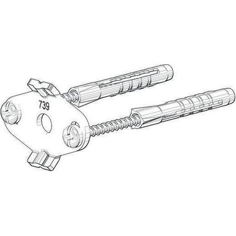 DO Befestigungssatz ERSATZTEILE 05172073900 150 x 65 x 10 mm