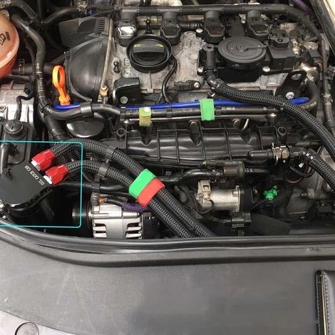 Zoternen Universal-Ölauffangbehälter mit Luftfilter, Entlüfter, Motorabscheider, Tank (1/4)