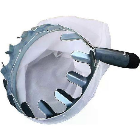 tête de cueille-fruits en métal pour jardin, pratique pour la cueillette de pêches en hauteur dans les vergers et les jardins. Outil indispensable pour la cueillette de fruits. (1/5)