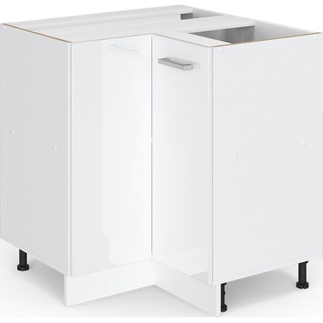 Angolo universale R-Line, Bianco lucido, 75.6 cm con anta, senza piano di lavoro, Vicco (1/5)