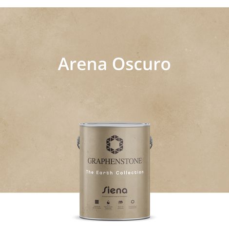 Pintura Ecológica INTERIOR Efecto LIMEWASH Base Cal SIENA Color ARENA OSCURO 4L