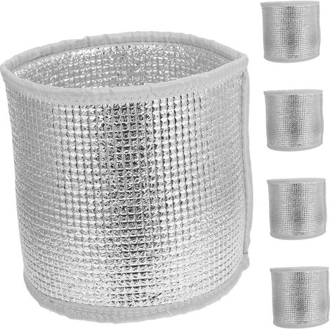 Lot de 5 pare-soleil pour pots de fleurs Protection contre le gel Protection contre le froid et isolation pour l'hiver Diamètre de la base de protection contre le gel : 40 cm