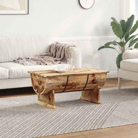 Table basse-Table Salon -Table d'appoint Bois de manguier massif 88x50x40 cm 337921 (1/5)