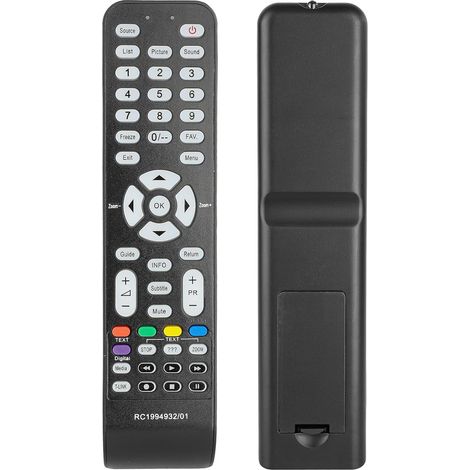 Télécommande Compatible avec Thomson TCL TV Contrôleur RC1994920 RC1994906 RC1994925 RC1994946 22B33H 32A33H 32C35H 40FS6646 32FR6634 42FR6634 40FR5634 40FR8634 46FR6634 Remplacement (1/5)