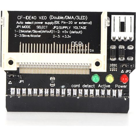 40-poliger CF-zu-IDE-Adapter (weiblich) für Festplatten und Kartenleser, 5V-Konvertermodul