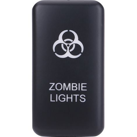 Interrupteur à bascule 12V LED bleue pour voiture, auto, on/off, compatible Hilux Landcruiser ZOMBIE LIGHTS (1/3)