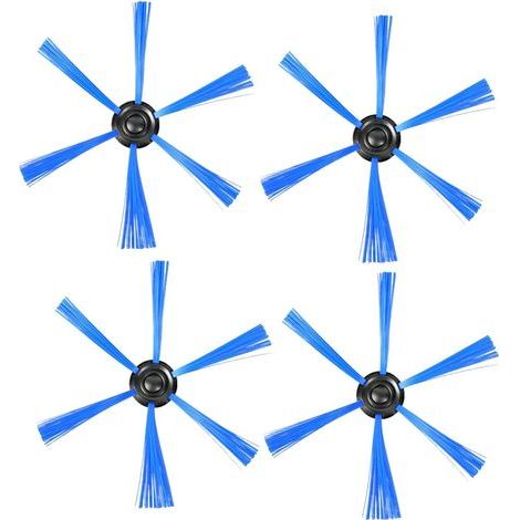 Lot de 4Brosse pour Philips Fc8603FC8700FC8710FC8810FC8820FC8066brosses latrales de balayage robot Brosse de nettoyage pices d'accessoires