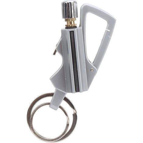 Briquet à essence avec pierre à briquet, étanche et portatif, idéal pour survie en plein air et urgence (1/5)