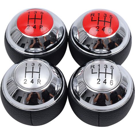 Pommeau de levier de vitesse rond pour BMW MINI, pommeau de levier de vitesse rouge à 6 vitesses, monobloc, pommeau de levier de vitesse rond rouge à 6 vitesses MINI, modification qui attire le regard