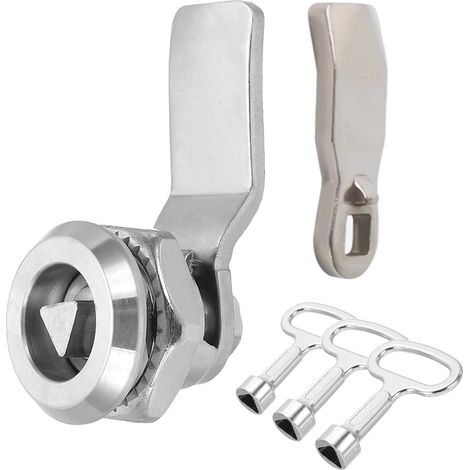 Triangle Cam Lock, verrouillage de la boîte de compteur d'électricité, serrure de boîte à gaz avec 3 clés triangulaires, serrure de boîte aux lettres, serrure à came, serrure de (1/5)