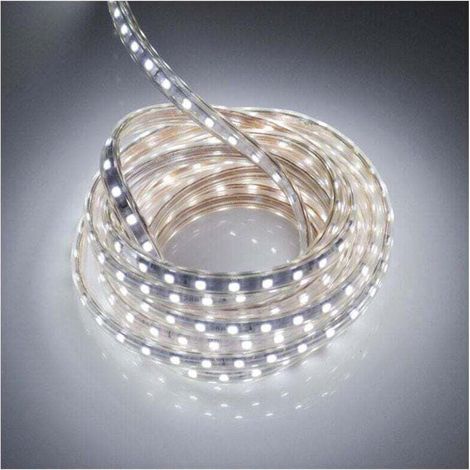 Ruban LED 2 Metres avec Interrupteur IP65 étanche Bande LED, 220V Bandeau LED, Blanc Froid (1/4)