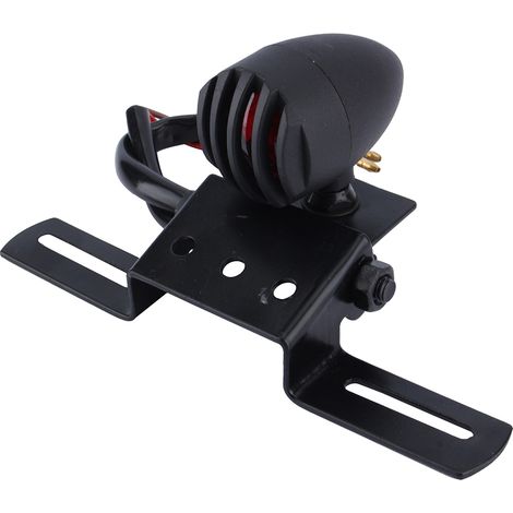 Universelle 12V 10W schwarze Motorrad-Bremsleuchte, LED-Rücklicht, 12-Volt-Signalleuchte, wasserdichte Motorradleuchte (1/5)