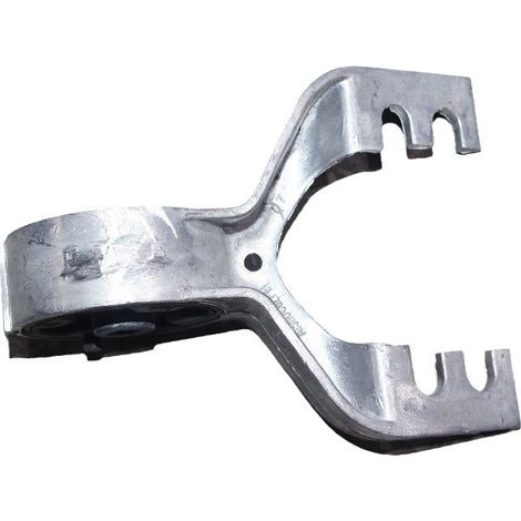 Support de tuyau d'échappement en aluminium CV615A261AA pour Ford Kuga 2013 et Mondeo. Anneau de suspension et amortisseur en caoutchouc. (1/4)