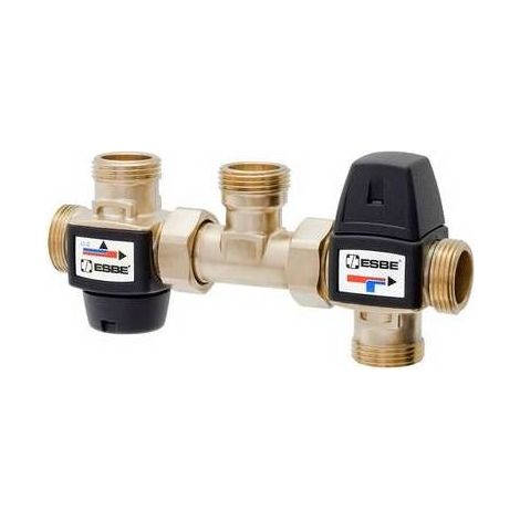 KIT SOLAIRE FILETAGE MÂLE  VMC322 Dimension : 1" T. déviation 45°C