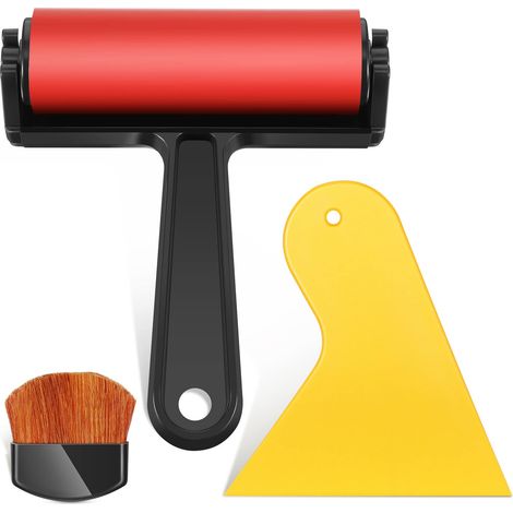 Kit di accessori per pittura con diamanti 5D da 3 pezzi: rullo, strumenti per l'applicazione e pennello per adulti, per applicare e riparare le opere d'arte.