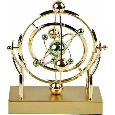 Pendule Newtonien - Modèle de Transfert d'Énergie - Décoration de Bureau - Jouet Éducatif pour Table - Lot de 1 (1/5)