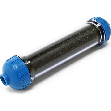 Wiltec Post filtro al carbone attivo NW-106 254 mm (10″), per depuraizione acqua, Cartuccia filtrante