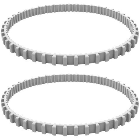 Lot de 2 pièces de courroie de traction pour nettoyeur de piscine DX Explorer Wave Advantage Système automatique d'aspiration de piscine Gris (1/5)