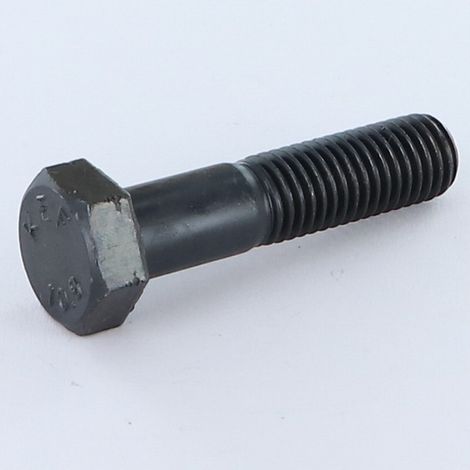 Corps de boulon filetage partiel Tête hexagonale TH M24X90 Classe 10.9 Acier brut-1 pièce (1/2)