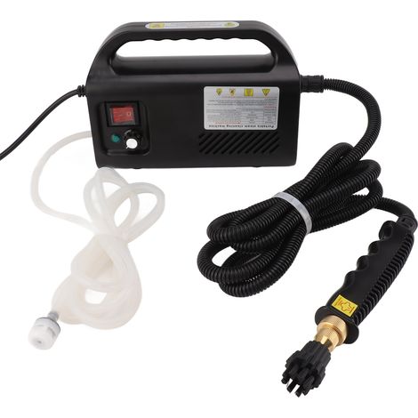 Nettoyeur vapeur portable intelligent noir 2500 W pour la maison, haute pression, chauffe instantanée, prise UE 220 V (1/5)