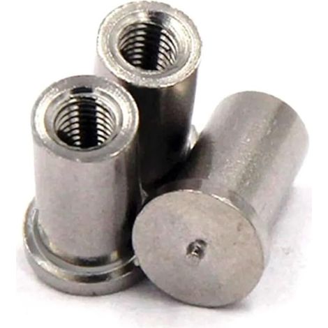 Écrous à souder en acier inoxydable M3 M4, boulons filetage interne (1/5)