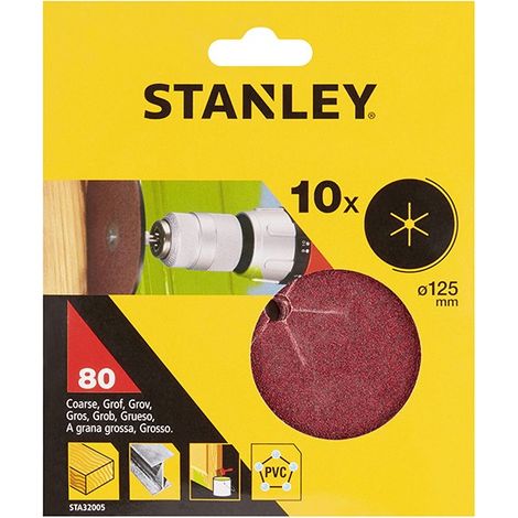 DISQUE ABRASIF BOIS PQ 10 GR60 - 125 MM
