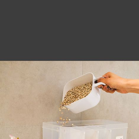 Boîte de Rangement Transparente avec Couvercle Amovible à Fermeture à Pression pour Cuisine (1/5)